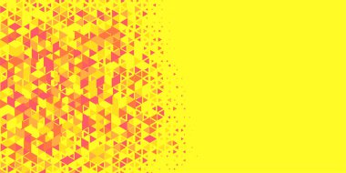 Soyut Üçgen renkli arkaplan veya çokgenler içeren duvar kağıdı üçgen şekiller ve renkler, üçgenler veya uzayın yumuşak rengini kopyalayan çukurluk geometrik şekiller