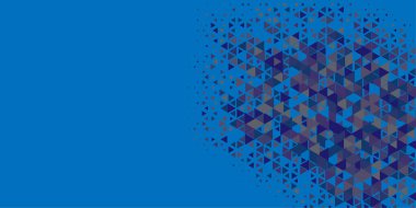 Soyut Üçgen renkli arkaplan veya çokgenler içeren duvar kağıdı üçgen şekiller ve renkler, üçgenler veya uzayın yumuşak rengini kopyalayan çukurluk geometrik şekiller