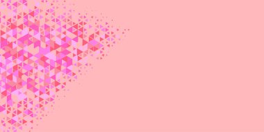 Soyut Üçgen renkli arkaplan veya çokgenler içeren duvar kağıdı üçgen şekiller ve renkler, üçgenler veya uzayın yumuşak rengini kopyalayan çukurluk geometrik şekiller