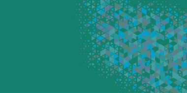 Soyut Üçgen renkli arkaplan veya çokgenler içeren duvar kağıdı üçgen şekiller ve renkler, üçgenler veya uzayın yumuşak rengini kopyalayan çukurluk geometrik şekiller