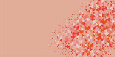 Soyut Üçgen renkli arkaplan veya çokgenler içeren duvar kağıdı üçgen şekiller ve renkler, üçgenler veya uzayın yumuşak rengini kopyalayan çukurluk geometrik şekiller