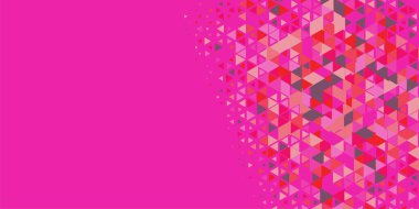 Soyut Üçgen renkli arkaplan veya çokgenler içeren duvar kağıdı üçgen şekiller ve renkler, üçgenler veya uzayın yumuşak rengini kopyalayan çukurluk geometrik şekiller