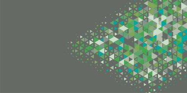 Soyut Üçgen renkli arkaplan veya çokgenler içeren duvar kağıdı üçgen şekiller ve renkler, üçgenler veya uzayın yumuşak rengini kopyalayan çukurluk geometrik şekiller