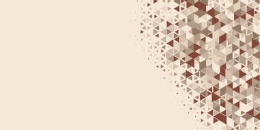 Soyut Üçgen renkli arkaplan veya çokgenler içeren duvar kağıdı üçgen şekiller ve renkler, üçgenler veya uzayın yumuşak rengini kopyalayan çukurluk geometrik şekiller