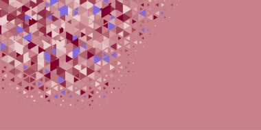 Soyut Üçgen renkli arkaplan veya çokgenler içeren duvar kağıdı üçgen şekiller ve renkler, üçgenler veya uzayın yumuşak rengini kopyalayan çukurluk geometrik şekiller