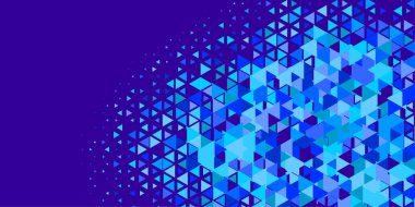 Soyut Üçgen renkli arkaplan veya çokgenler içeren duvar kağıdı üçgen şekiller ve renkler, üçgenler veya uzayın yumuşak rengini kopyalayan çukurluk geometrik şekiller