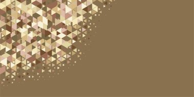 Soyut Üçgen renkli arkaplan veya çokgenler içeren duvar kağıdı üçgen şekiller ve renkler, üçgenler veya uzayın yumuşak rengini kopyalayan çukurluk geometrik şekiller