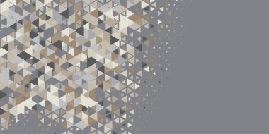 Soyut Üçgen renkli arkaplan veya çokgenler içeren duvar kağıdı üçgen şekiller ve renkler, üçgenler veya uzayın yumuşak rengini kopyalayan çukurluk geometrik şekiller