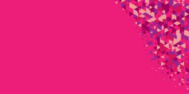 Soyut Üçgen renkli arkaplan veya çokgenler içeren duvar kağıdı üçgen şekiller ve renkler, üçgenler veya uzayın yumuşak rengini kopyalayan çukurluk geometrik şekiller