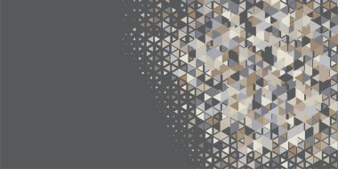 Soyut Üçgen renkli arkaplan veya çokgenler içeren duvar kağıdı üçgen şekiller ve renkler, üçgenler veya uzayın yumuşak rengini kopyalayan çukurluk geometrik şekiller