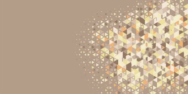 Soyut Üçgen renkli arkaplan veya çokgenler içeren duvar kağıdı üçgen şekiller ve renkler, üçgenler veya uzayın yumuşak rengini kopyalayan çukurluk geometrik şekiller