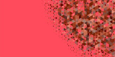 Soyut Üçgen renkli arkaplan veya çokgenler içeren duvar kağıdı üçgen şekiller ve renkler, üçgenler veya uzayın yumuşak rengini kopyalayan çukurluk geometrik şekiller