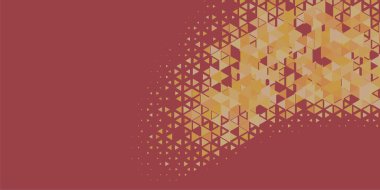 Soyut Üçgen renkli arkaplan veya çokgenler içeren duvar kağıdı üçgen şekiller ve renkler, üçgenler veya uzayın yumuşak rengini kopyalayan çukurluk geometrik şekiller