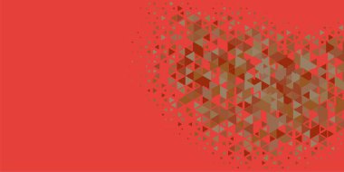 Soyut Üçgen renkli arkaplan veya çokgenler içeren duvar kağıdı üçgen şekiller ve renkler, üçgenler veya uzayın yumuşak rengini kopyalayan çukurluk geometrik şekiller