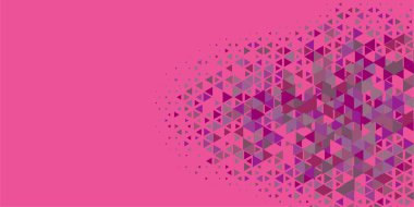 Soyut Üçgen renkli arkaplan veya çokgenler içeren duvar kağıdı üçgen şekiller ve renkler, üçgenler veya uzayın yumuşak rengini kopyalayan çukurluk geometrik şekiller