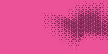 Siyah arkaplan üzerinde soyut modern renkli üçgenler, metin üçgeni için kopya alanı, Soyut Sancak arka planı yumuşak renk gölgeleri, renkli üçgenlerle soyut arkaplan