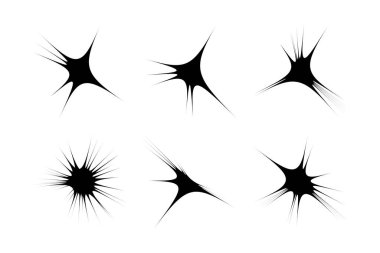 Soyut Parıltı Şekli Sembol İmza resim sembolü görsel illüstrasyon