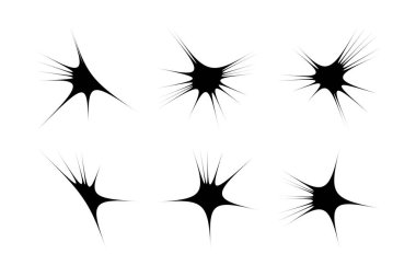 Soyut Parıltı Şekli Sembol İmza resim sembolü görsel illüstrasyon