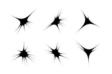 Soyut Parıltı Şekli Sembol İmza resim sembolü görsel illüstrasyon