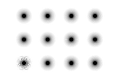 Soyut Parıltı Şekli Sembol İmza resim sembolü görsel illüstrasyon