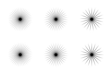 Soyut Parıltı Şekli Sembol İmza resim sembolü görsel illüstrasyon