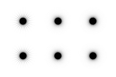 Soyut Parıltı Şekli Sembol İmza resim sembolü görsel illüstrasyon