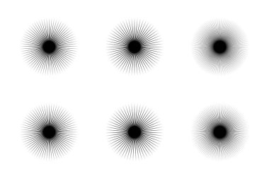 Soyut Parıltı Şekli Sembol İmza resim sembolü görsel illüstrasyon