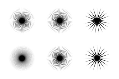 Soyut Parıltı Şekli Sembol İmza resim sembolü görsel illüstrasyon