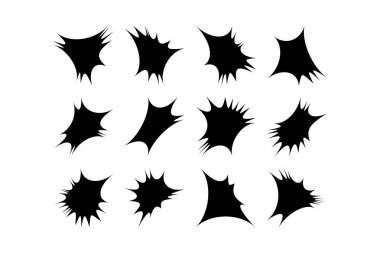 Soyut Parıltı Şekli Sembol İmza resim sembolü görsel illüstrasyon