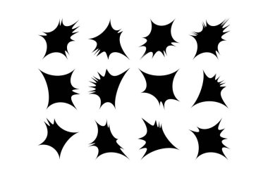 Soyut Parıltı Şekli Sembol İmza resim sembolü görsel illüstrasyon