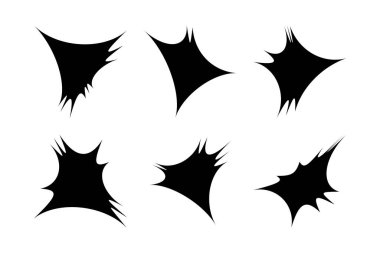 Soyut Parıltı Şekli Sembol İmza resim sembolü görsel illüstrasyon