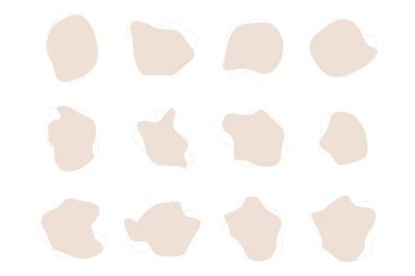 Damlacıklar Sıvı Şekiller Sembolik Görsel Çizim Ayarları