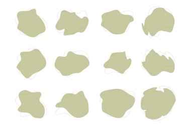 Damlacıklar Sıvı Şekiller Sembolik Görsel Çizim Ayarları