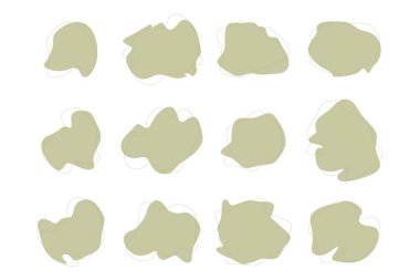 Damlacıklar Sıvı Şekiller Sembolik Görsel Çizim Ayarları