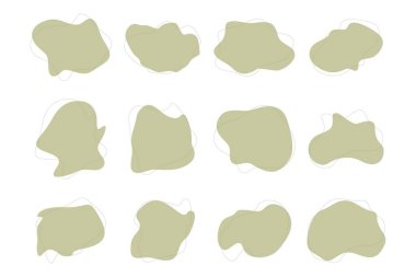 Damlacıklar Sıvı Şekiller Sembolik Görsel Çizim Ayarları