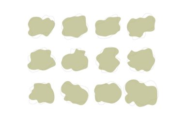 Damlacıklar Sıvı Şekiller Sembolik Görsel Çizim Ayarları