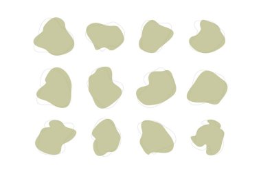 Damlacıklar Sıvı Şekiller Sembolik Görsel Çizim Ayarları