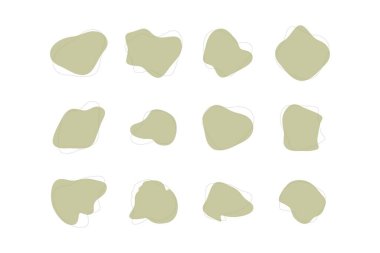 Damlacıklar Sıvı Şekiller Sembolik Görsel Çizim Ayarları