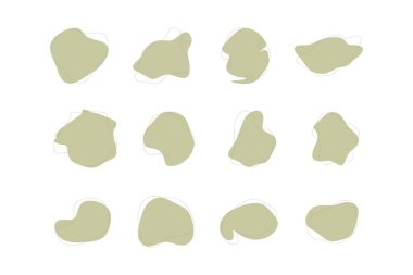 Damlacıklar Sıvı Şekiller Sembolik Görsel Çizim Ayarları