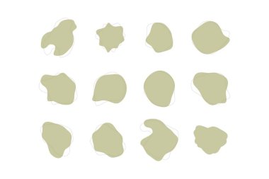 Damlacıklar Sıvı Şekiller Sembolik Görsel Çizim Ayarları