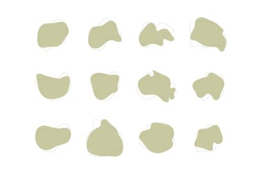 Damlacıklar Sıvı Şekiller Sembolik Görsel Çizim Ayarları