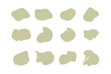 Damlacıklar Sıvı Şekiller Sembolik Görsel Çizim Ayarları