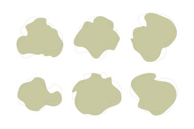 Damlacıklar Sıvı Şekiller Sembolik Görsel Çizim Ayarları