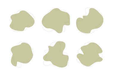 Damlacıklar Sıvı Şekiller Sembolik Görsel Çizim Ayarları