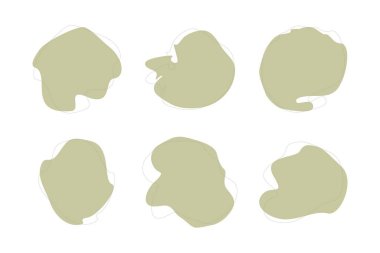 Damlacıklar Sıvı Şekiller Sembolik Görsel Çizim Ayarları