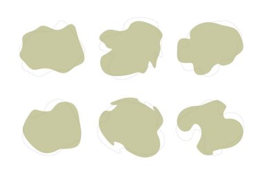 Damlacıklar Sıvı Şekiller Sembolik Görsel Çizim Ayarları