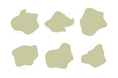 Damlacıklar Sıvı Şekiller Sembolik Görsel Çizim Ayarları