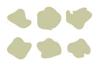 Damlacıklar Sıvı Şekiller Sembolik Görsel Çizim Ayarları