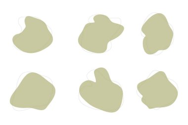 Damlacıklar Sıvı Şekiller Sembolik Görsel Çizim Ayarları