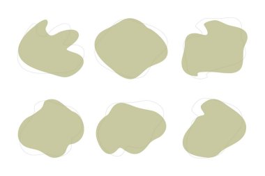 Damlacıklar Sıvı Şekiller Sembolik Görsel Çizim Ayarları